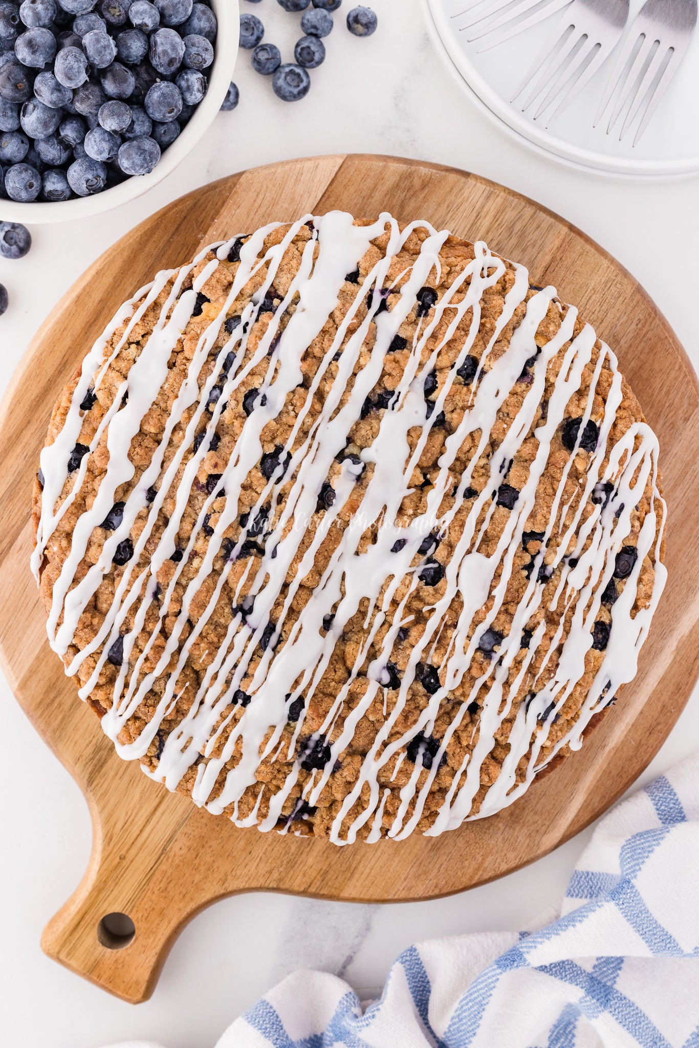 Blueberry Sour Cream Coffee Cake {exclusive}