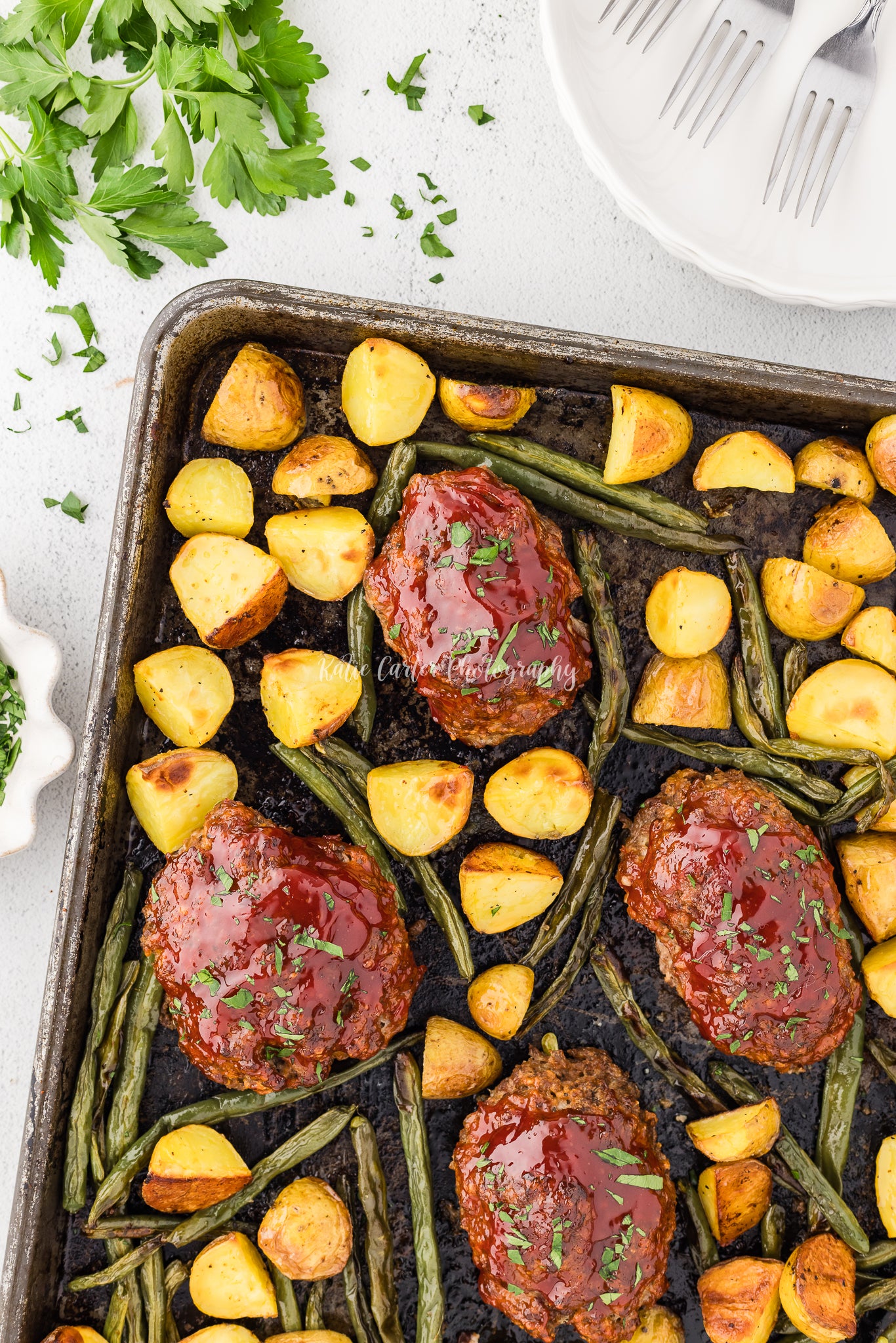 Sheet Pan Meatloaf Dinner {exclusive}