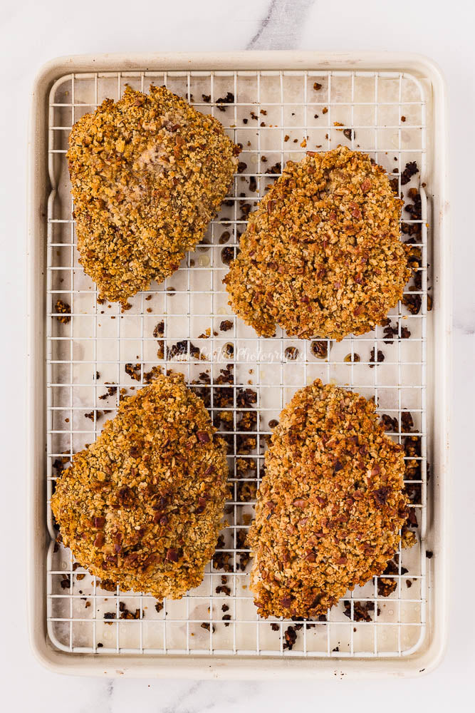 Pecan Crusted Chicken with Honey Mustard Sauce {exclusive}