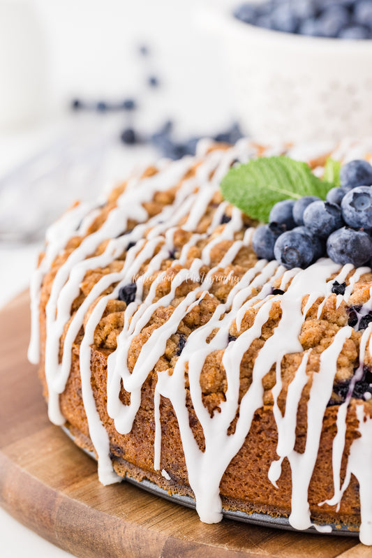 Blueberry Sour Cream Coffee Cake {exclusive}