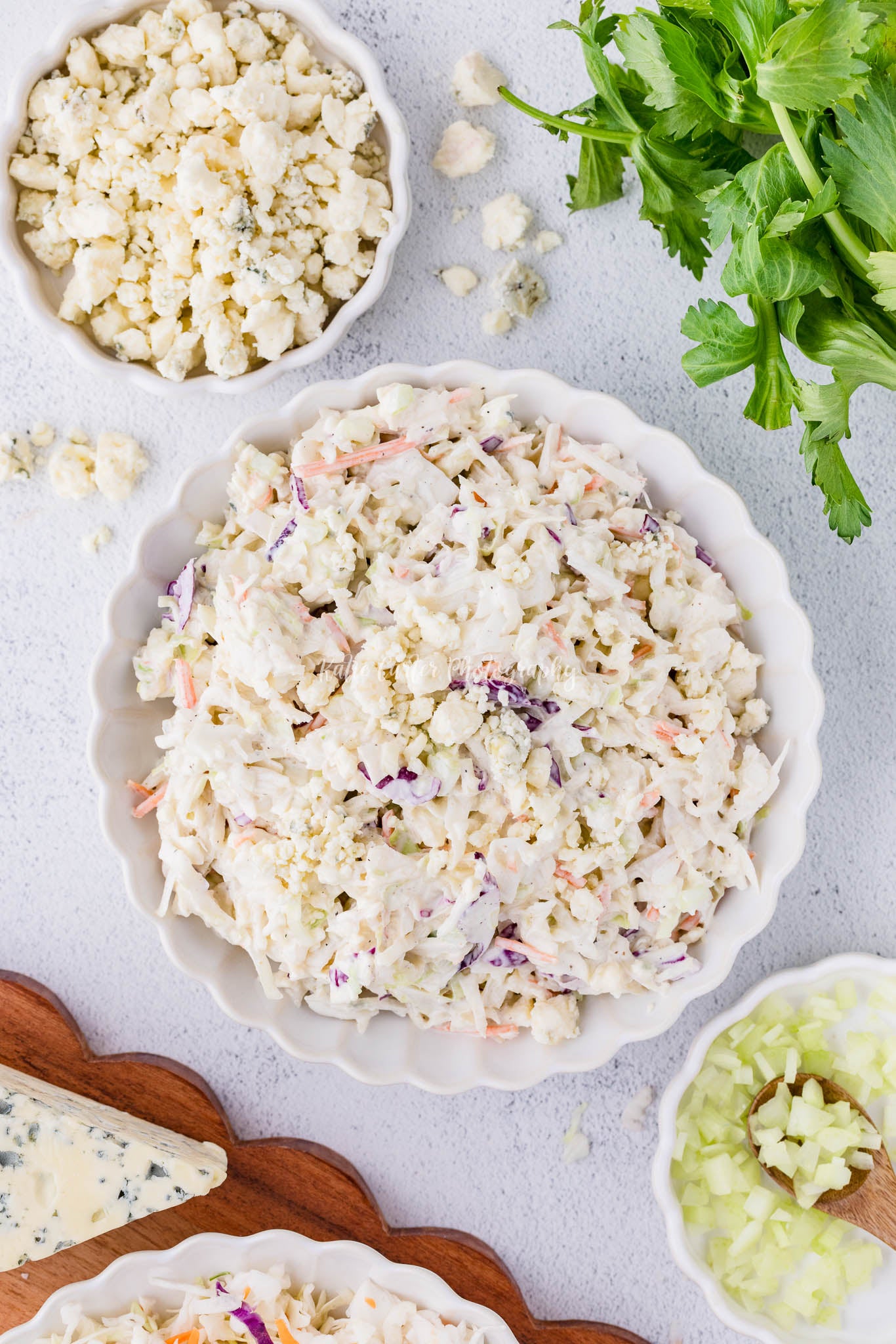 Buffalo Chicken Burgers with Blue Cheese Coleslaw {2 Recipe Bundle}