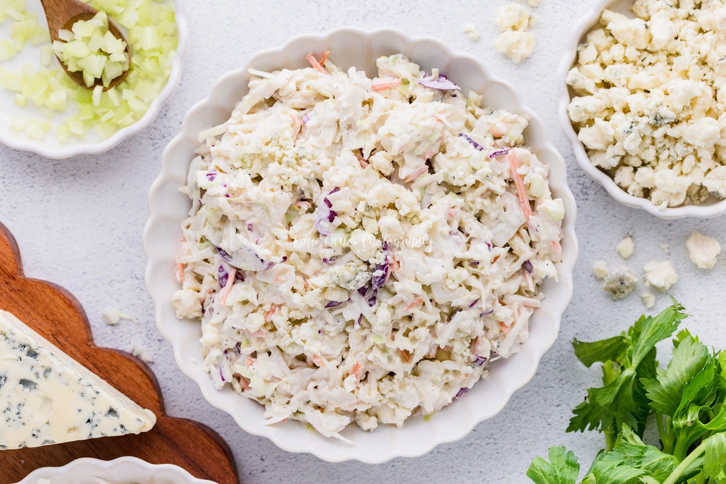 Buffalo Chicken Burgers with Blue Cheese Coleslaw {2 Recipe Bundle}