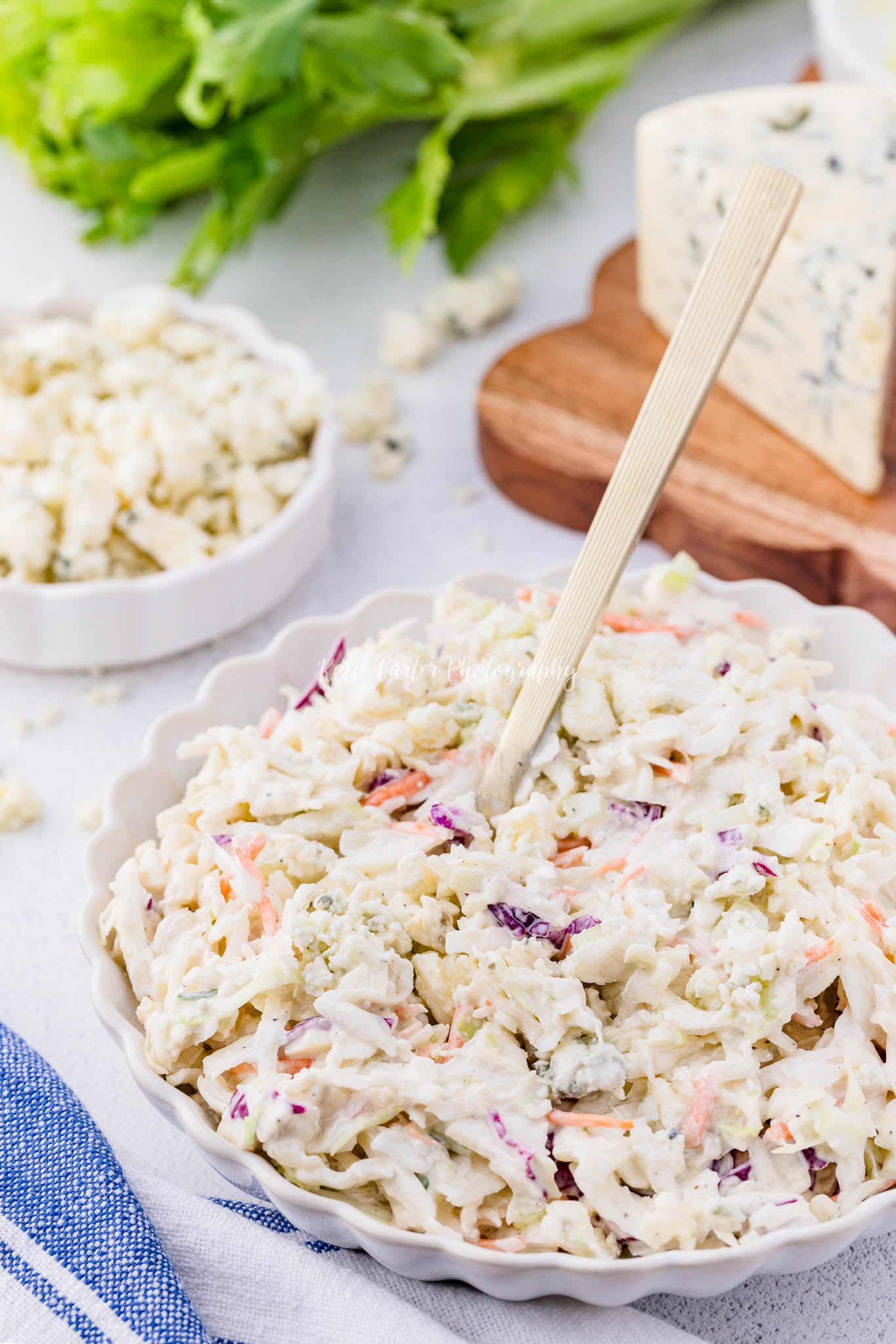 Buffalo Chicken Burgers with Blue Cheese Coleslaw {2 Recipe Bundle}