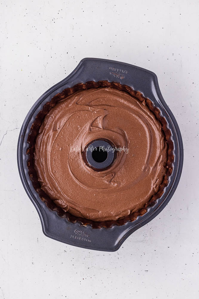 Chocolate Sour Cream Pound Cake with Chocolate Ganache Glaze {exclusive}