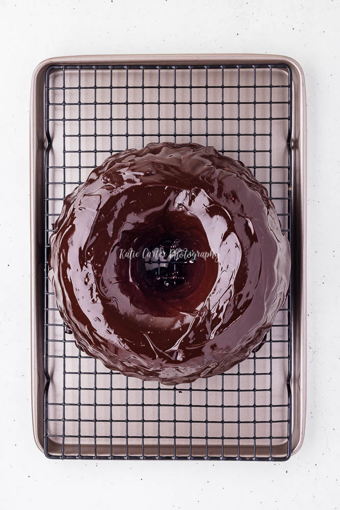 Chocolate Sour Cream Pound Cake with Chocolate Ganache Glaze {exclusive}