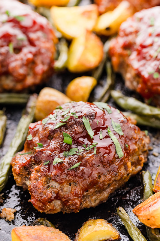 Sheet Pan Meatloaf Dinner {exclusive}
