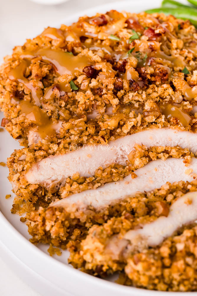 Pecan Crusted Chicken with Honey Mustard Sauce {exclusive}