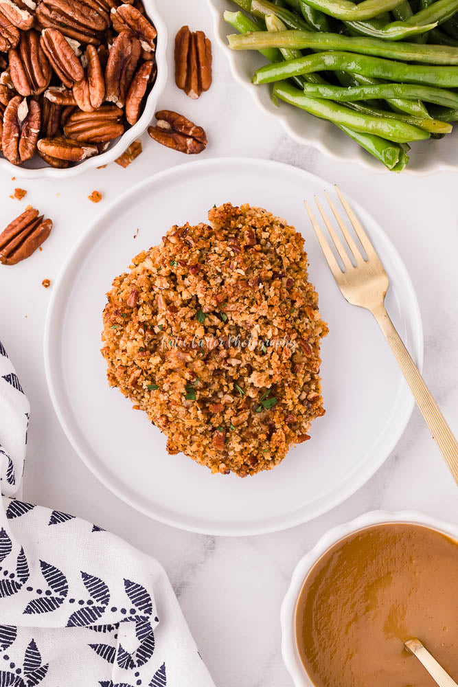 Pecan Crusted Chicken with Honey Mustard Sauce {exclusive}