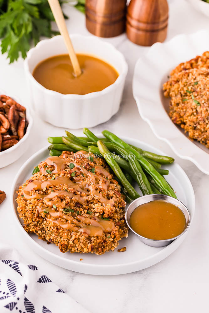 Pecan Crusted Chicken with Honey Mustard Sauce {exclusive}