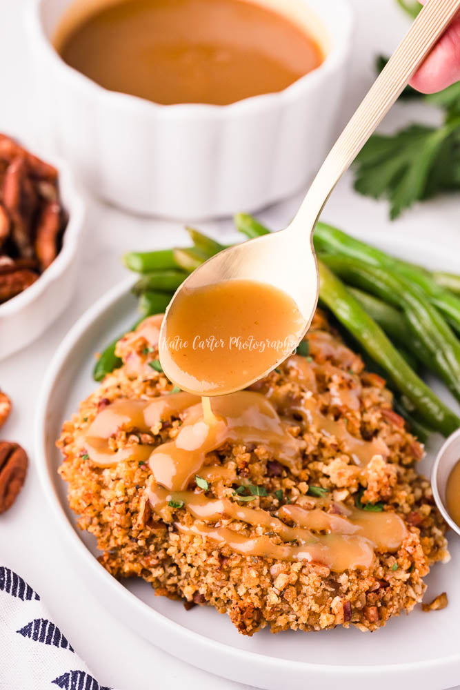 Pecan Crusted Chicken with Honey Mustard Sauce {exclusive}