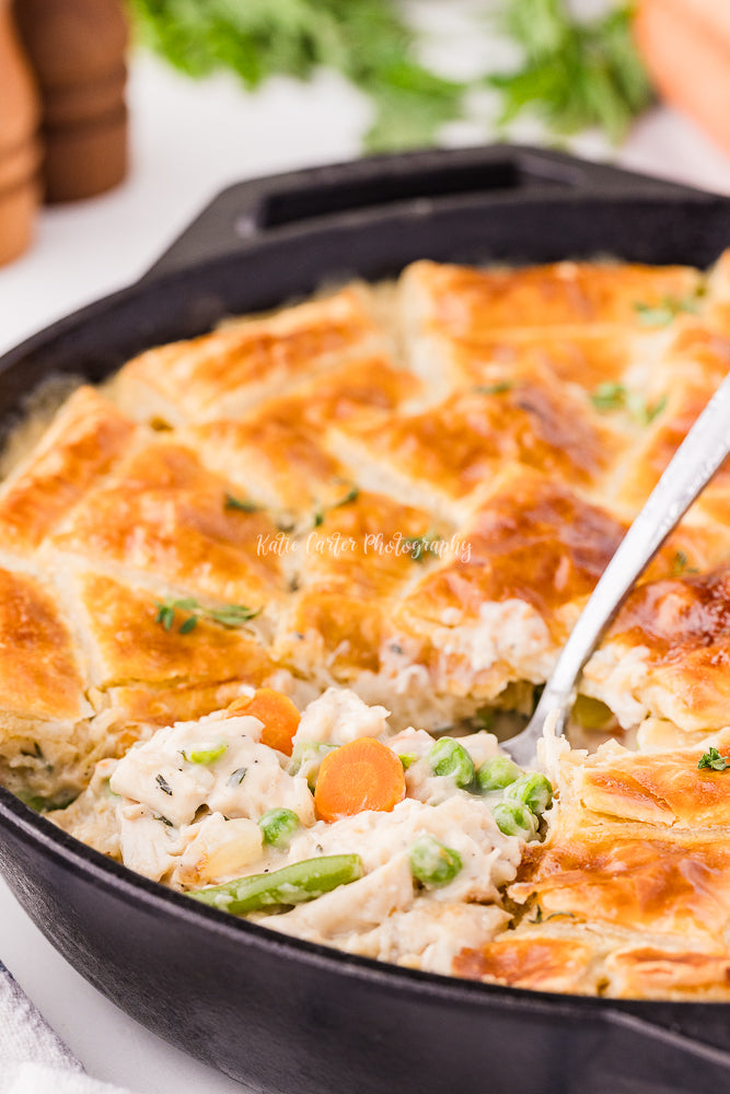 Puff Pastry Chicken Pot Pie