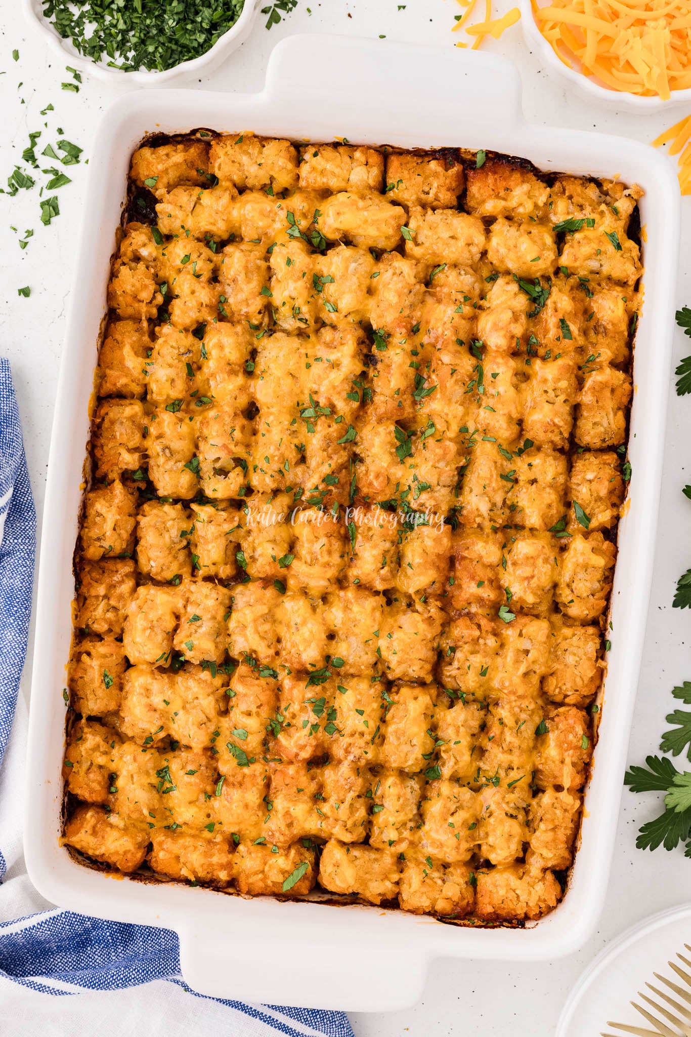 Sloppy Joe Tater Tot Casserole
