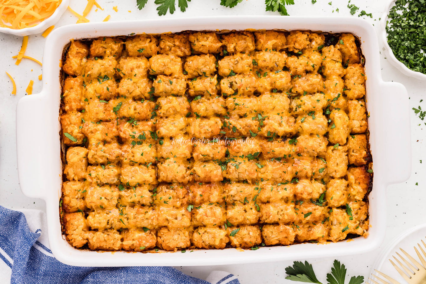 Sloppy Joe Tater Tot Casserole