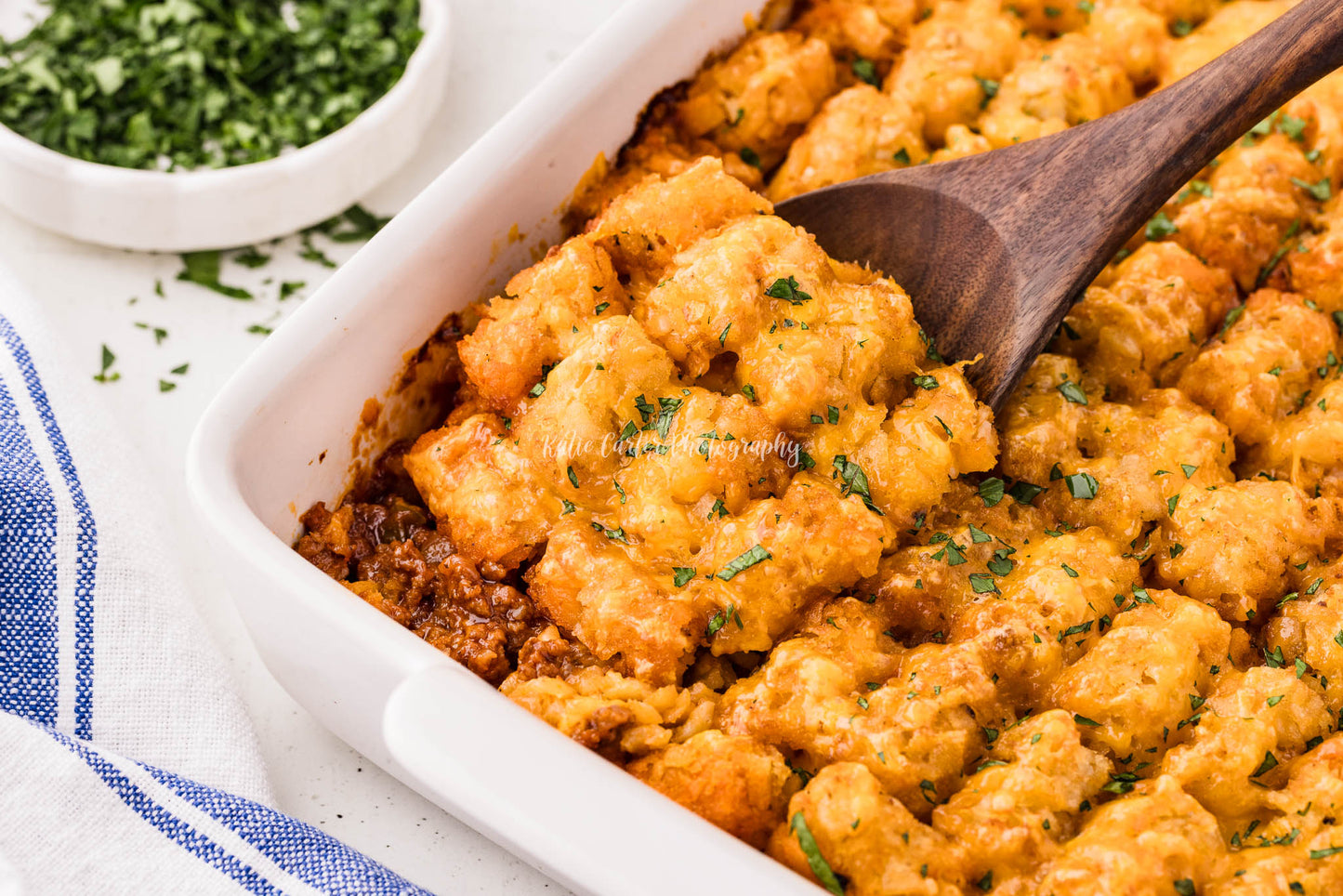 Sloppy Joe Tater Tot Casserole