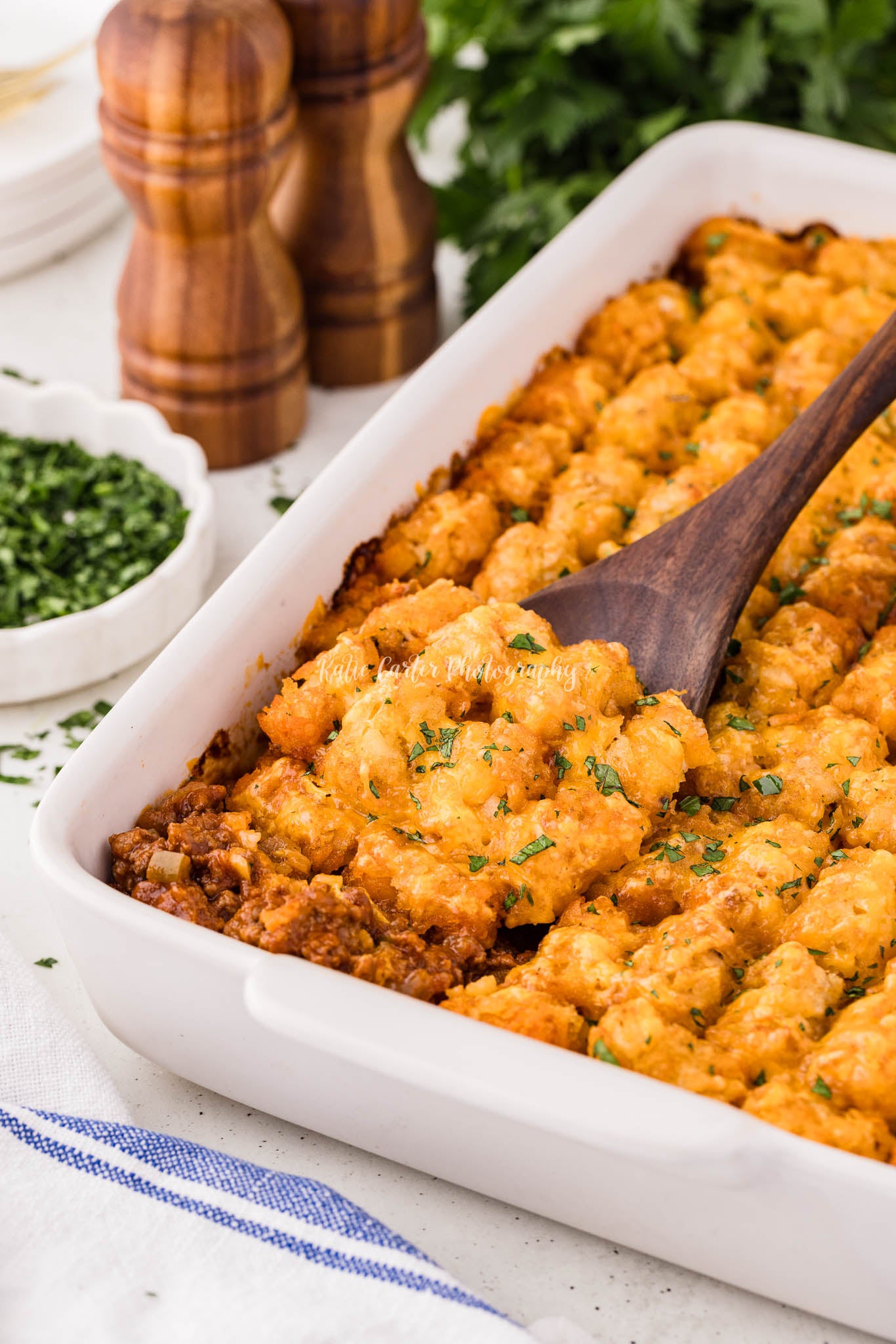 Sloppy Joe Tater Tot Casserole