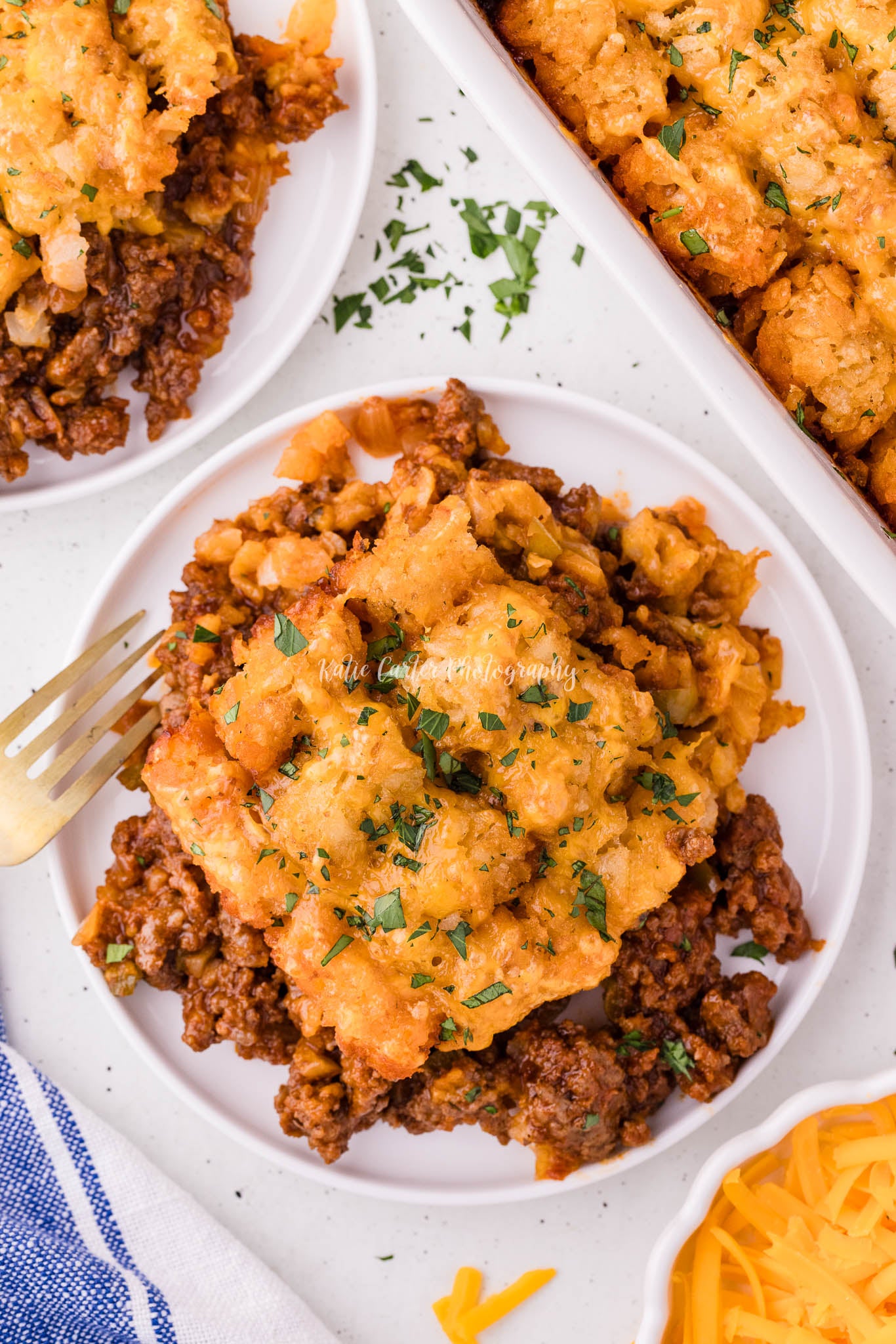 Sloppy Joe Tater Tot Casserole