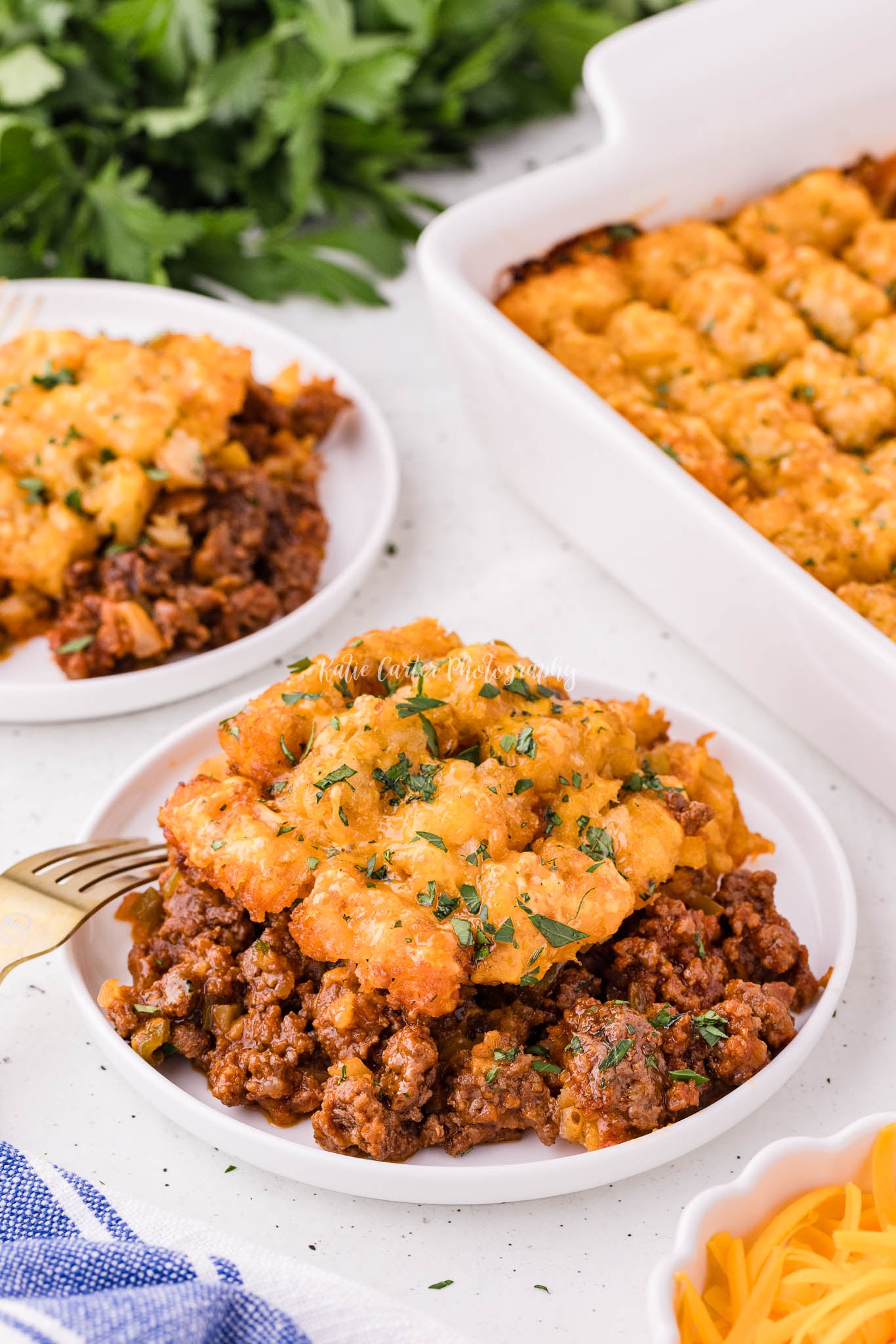 Sloppy Joe Tater Tot Casserole