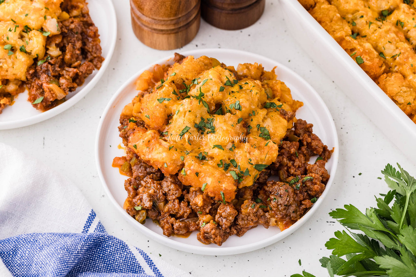 Sloppy Joe Tater Tot Casserole